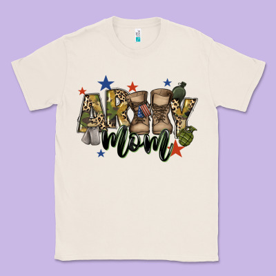 Army Mom Classic Tee Designed By Fadigitalartstudio