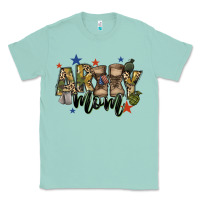 Seafoam army mom Classic Tee - FaDigitalArtStudio