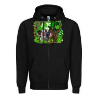 Black st. patricks day heifers Zipper Hoodie - RanaPortraitStore