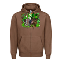 Chestnut st. patricks day heifers Zipper Hoodie - RanaPortraitStore