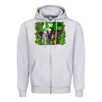 Heather Grey st. patricks day heifers Zipper Hoodie - RanaPortraitStore