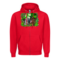 Red st. patricks day heifers Zipper Hoodie - RanaPortraitStore