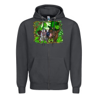 Smoke st. patricks day heifers Zipper Hoodie - RanaPortraitStore