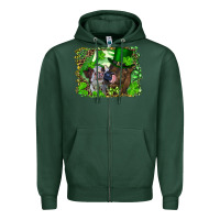 Sports Green st. patricks day heifers Zipper Hoodie - RanaPortraitStore