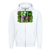 White st. patricks day heifers Zipper Hoodie - RanaPortraitStore
