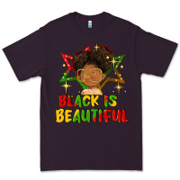 Plum black is beautiful Premium Tee - FaDigitalArtStudio