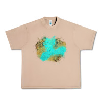 Burro turquoise leopard patch Urban Heavy Tee - Jasminsmagicworld