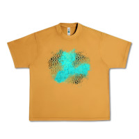 Peanut Butter turquoise leopard patch Urban Heavy Tee - Jasminsmagicworld