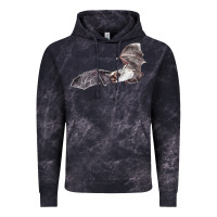 Cloud Black mexican free tailed bat Vintage Hoodie - LillyAllenDesigns