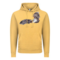 Vintage Mustard mexican free tailed bat Vintage Hoodie - LillyAllenDesigns