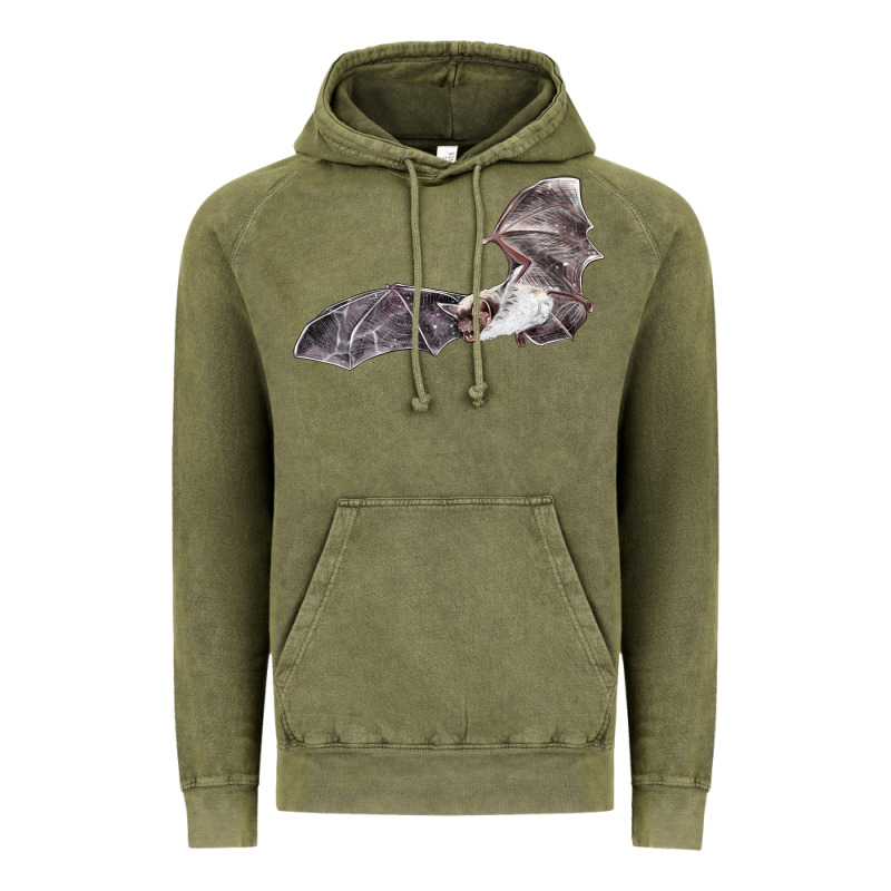 Mexican Free Tailed Bat Vintage Hoodie by LillyAllenDesigns | Teevron
