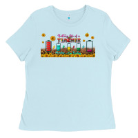 Baby Blue battery life of a teacher libbey glass Ladies Tee - BundleAndBundleShop