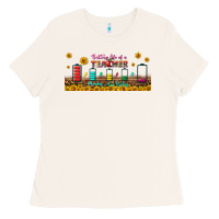 Bone battery life of a teacher libbey glass Ladies Tee - BundleAndBundleShop