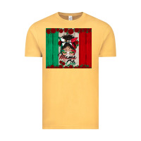 Vintage Mustard mexican messy bun mamacita Vintage Tee - BundleAndBundleShop