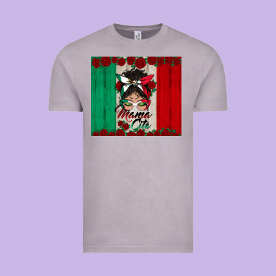 Mexican Messy Bun Mamacita Vintage Tee Designed By Bundleandbundleshop