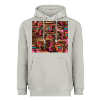 Moon Dust valentines day violin and cowboy boots country music Heavyweight Hoodie - Jasminsmagicworld