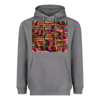 Storm valentines day violin and cowboy boots country music Heavyweight Hoodie - Jasminsmagicworld