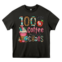 Asphalt hundred days of coffee and chaos Heavy Core Tee - OliviaCreatesArt