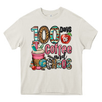 Cream hundred days of coffee and chaos Heavy Core Tee - OliviaCreatesArt