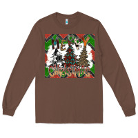 Chestnut merry Christmas Long Sleeve Tee - CowhideDigitalArt