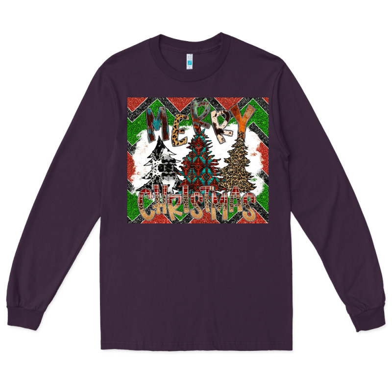 Merry Christmas Long Sleeve Tee by CowhideDigitalArt | Teevron