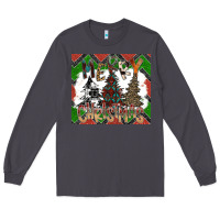 Smoke merry Christmas Long Sleeve Tee - CowhideDigitalArt