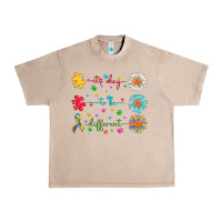 French Oak It's Okay To Be Different Urban Heavy Tee - CowhideDigitalArt