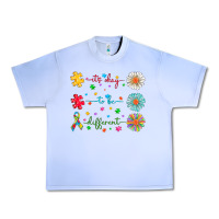 Grape Ice It's Okay To Be Different Urban Heavy Tee - CowhideDigitalArt