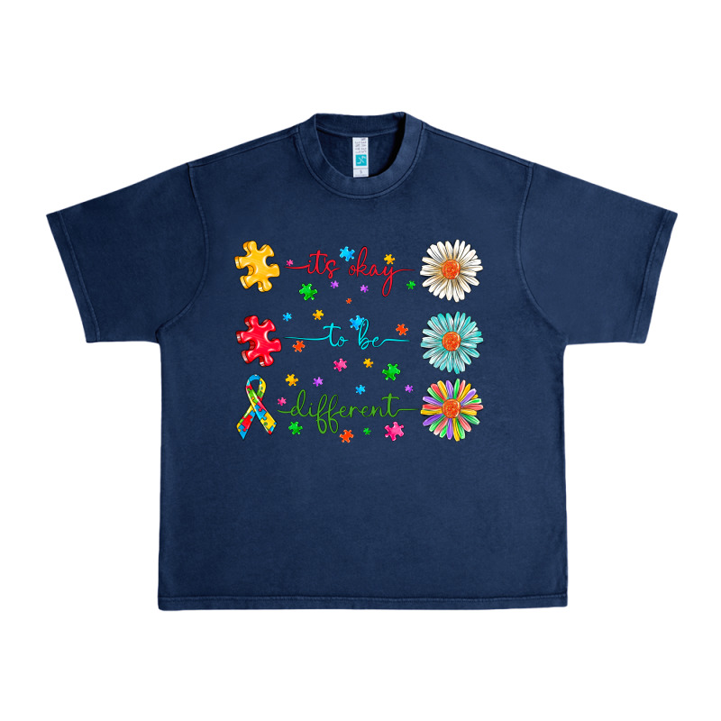 It's Okay To Be Different Urban Heavy Tee by CowhideDigitalArt | Teevron