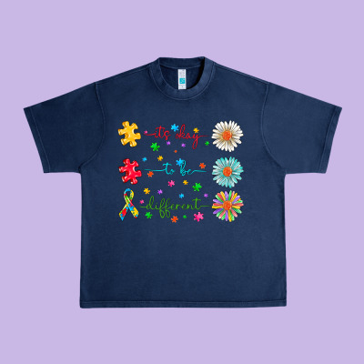 It's Okay To Be Different Urban Heavy Tee Designed By Cowhidedigitalart
