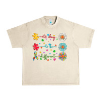 Sandshell It's Okay To Be Different Urban Heavy Tee - CowhideDigitalArt