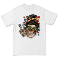 White American Mother skull Premium Tee - FaDigitalArtStudio