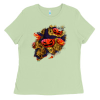 Matcha halloween pumpkin patch  2 Ladies Tee - BundleAndBundleShop