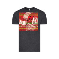 Vintage Black african drum colorful seamless pattern Vintage Tee - BundleAndBundleShop