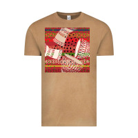 Vintage Camel african drum colorful seamless pattern Vintage Tee - BundleAndBundleShop