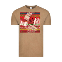 Vintage Coffee african drum colorful seamless pattern Vintage Tee - BundleAndBundleShop