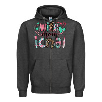 Charcoal Heather wife mom cna certified nursing assistant Zipper Hoodie - RanaPortraitStore