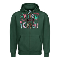Sports Green wife mom cna certified nursing assistant Zipper Hoodie - RanaPortraitStore