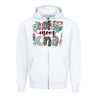 White wife mom cna certified nursing assistant Zipper Hoodie - RanaPortraitStore