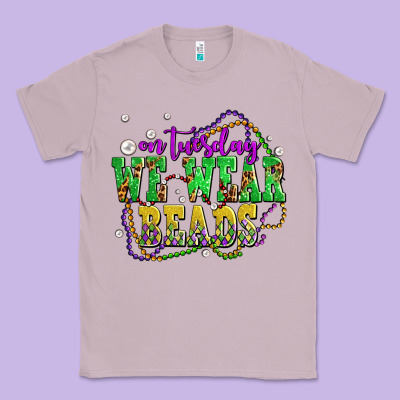 On Tuesday We Wear Beads Olivia Classic Tee Designed By Oliviacreatesart