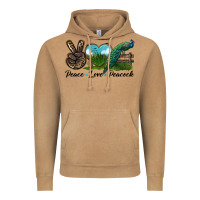 Vintage Camel Peace Love Peacock Vintage Hoodie - LillyAllenDesigns