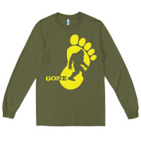 Army Green bigfoot Long Sleeve Tee - artisFamous