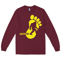 Burgundy bigfoot Long Sleeve Tee - artisFamous