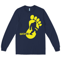 Navy bigfoot Long Sleeve Tee - artisFamous