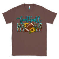 Chestnut western leopard camouflage sunflowers  glitter mom football Classic Tee - Artiststas