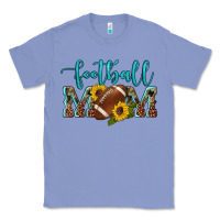 Colony Blue western leopard camouflage sunflowers  glitter mom football Classic Tee - Artiststas