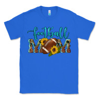 True Royal western leopard camouflage sunflowers  glitter mom football Classic Tee - Artiststas