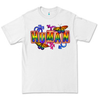 White Human pride Premium Tee - FaDigitalArtStudio