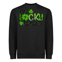 Black st. patrick's day one lucky teacher Heavyweight Sweatshirt - RanaPortraitStore