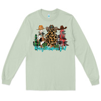 Matcha merry christmas y'all christmas trees Long Sleeve Tee - CowhideDigitalArt